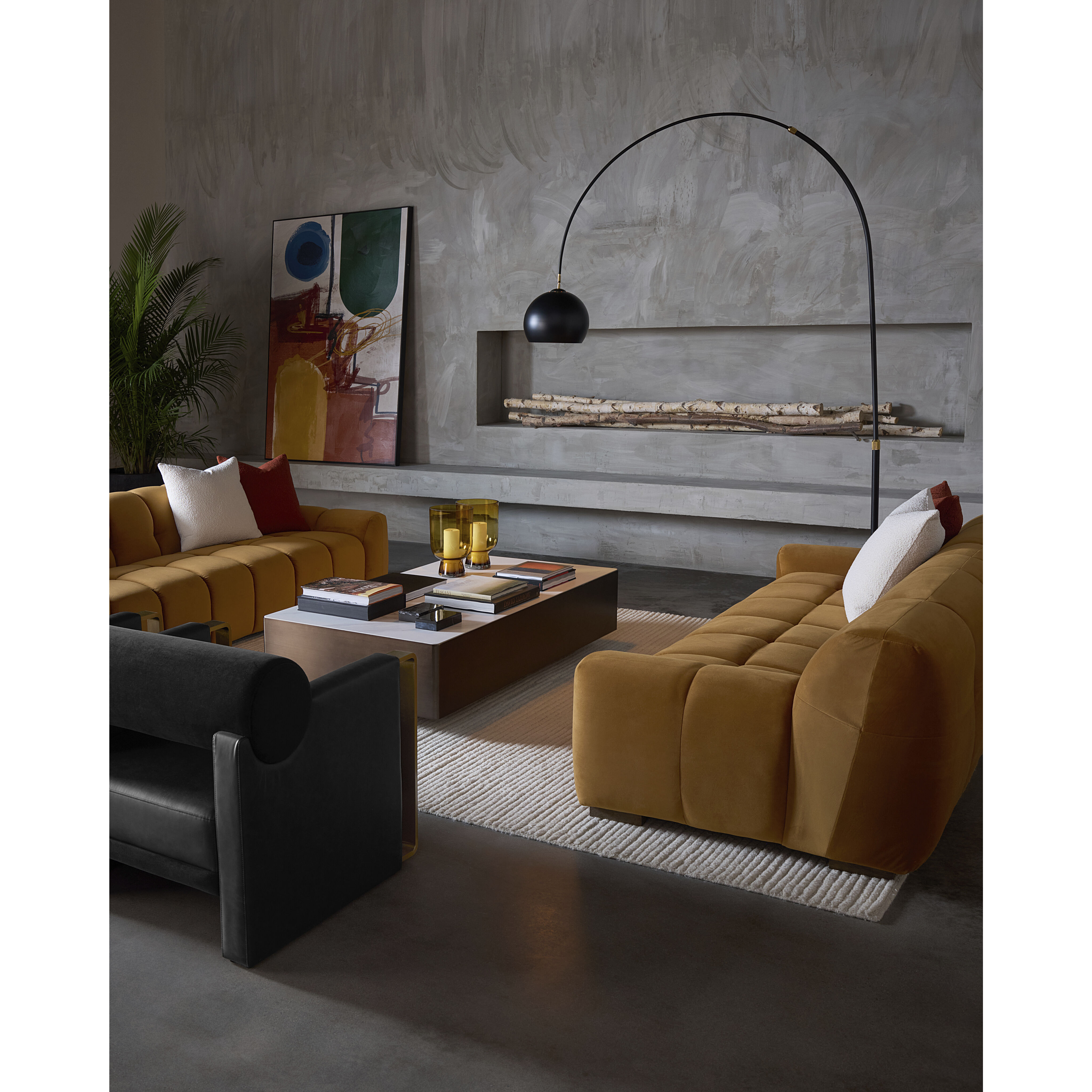 Vern 102 inch 60.00 watt Black Floor Lamp Portable Light